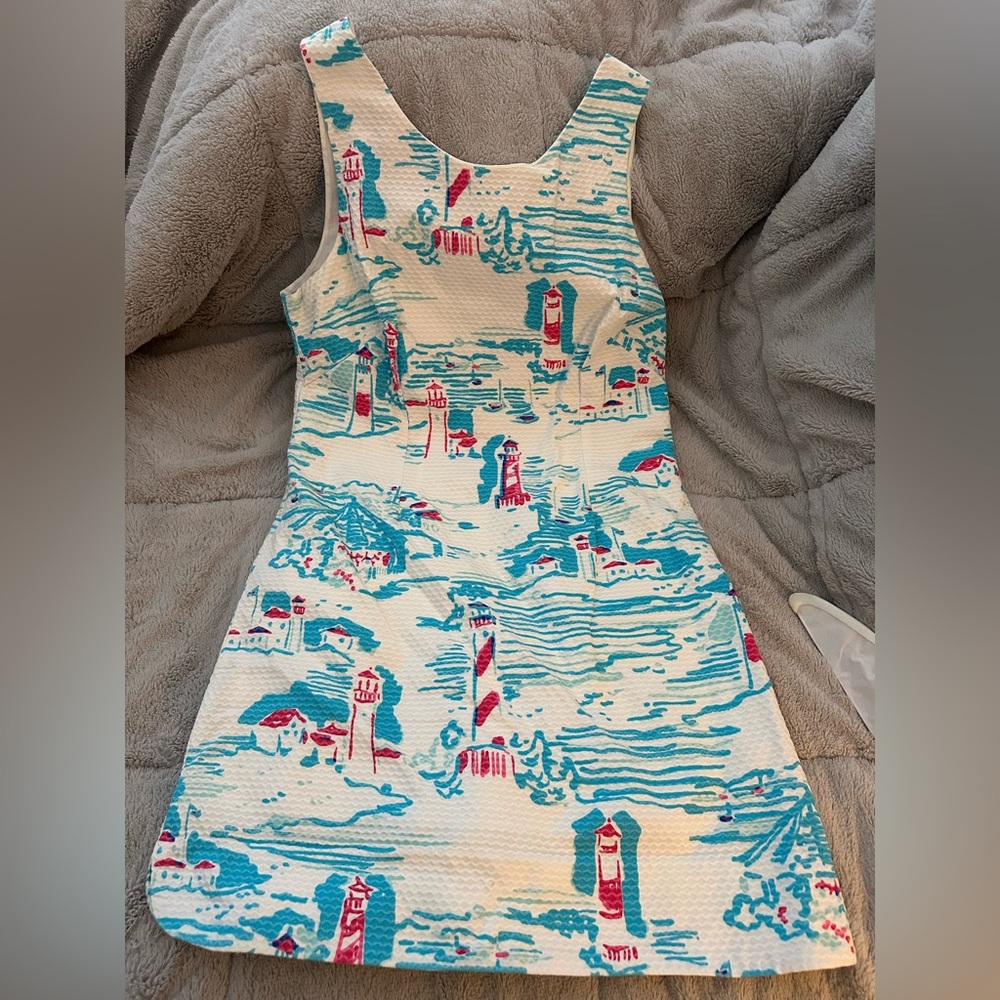 Lilly Pulitzer Sleeveless Dress with Nautical Print